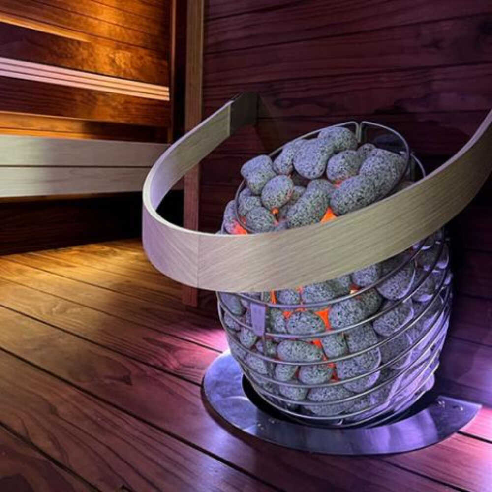 HUUM HUUM Drop 240V SGS Listed Wall Mount Sauna Heater Package - Electric Sauna Heaters