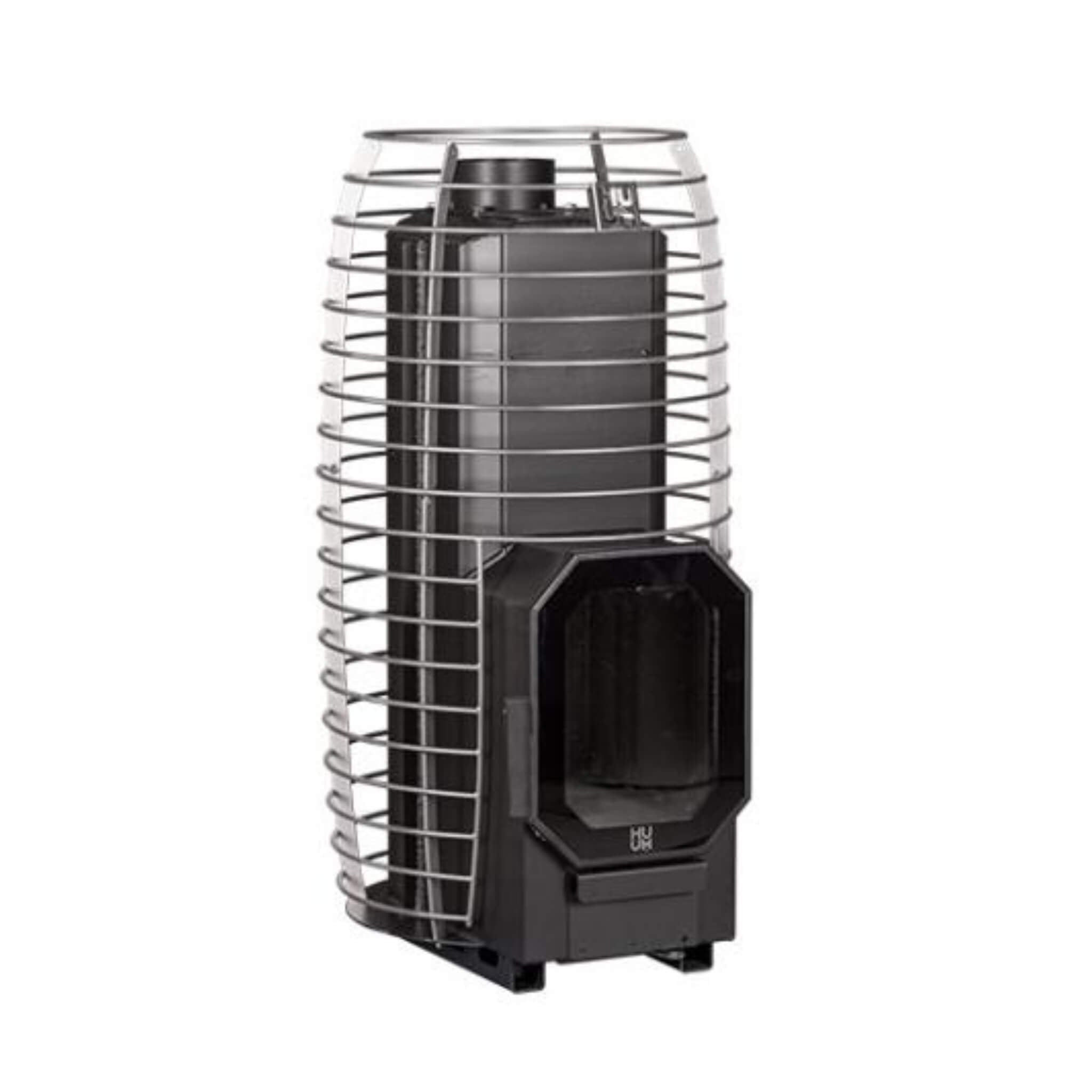 HUUM HUUM Hive Flow Mini Wood-Burning Sauna Stove 8.5KW With Ash Drawer & Sauna Stones - Wood-Burning Sauna Heater