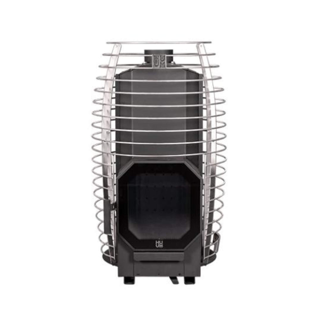 HUUM HUUM Hive Flow Wood-Burning Sauna Stove 9.8KW With Sauna Stones - Wood-Burning Sauna Heater