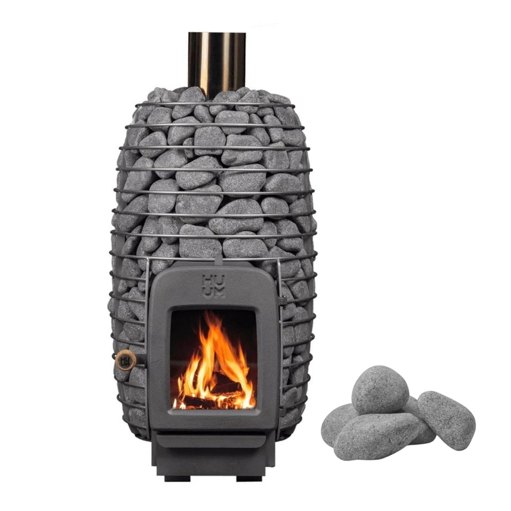 HUUM HUUM Hive Heat LS 12KW Sauna Stove Package - Wood-Burning Sauna Heater