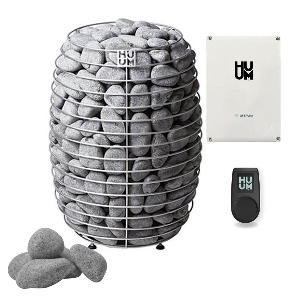 HUUM HUUM Hive Premium Floor-Mounted Electric Sauna Heater Package - Electric Sauna Heaters