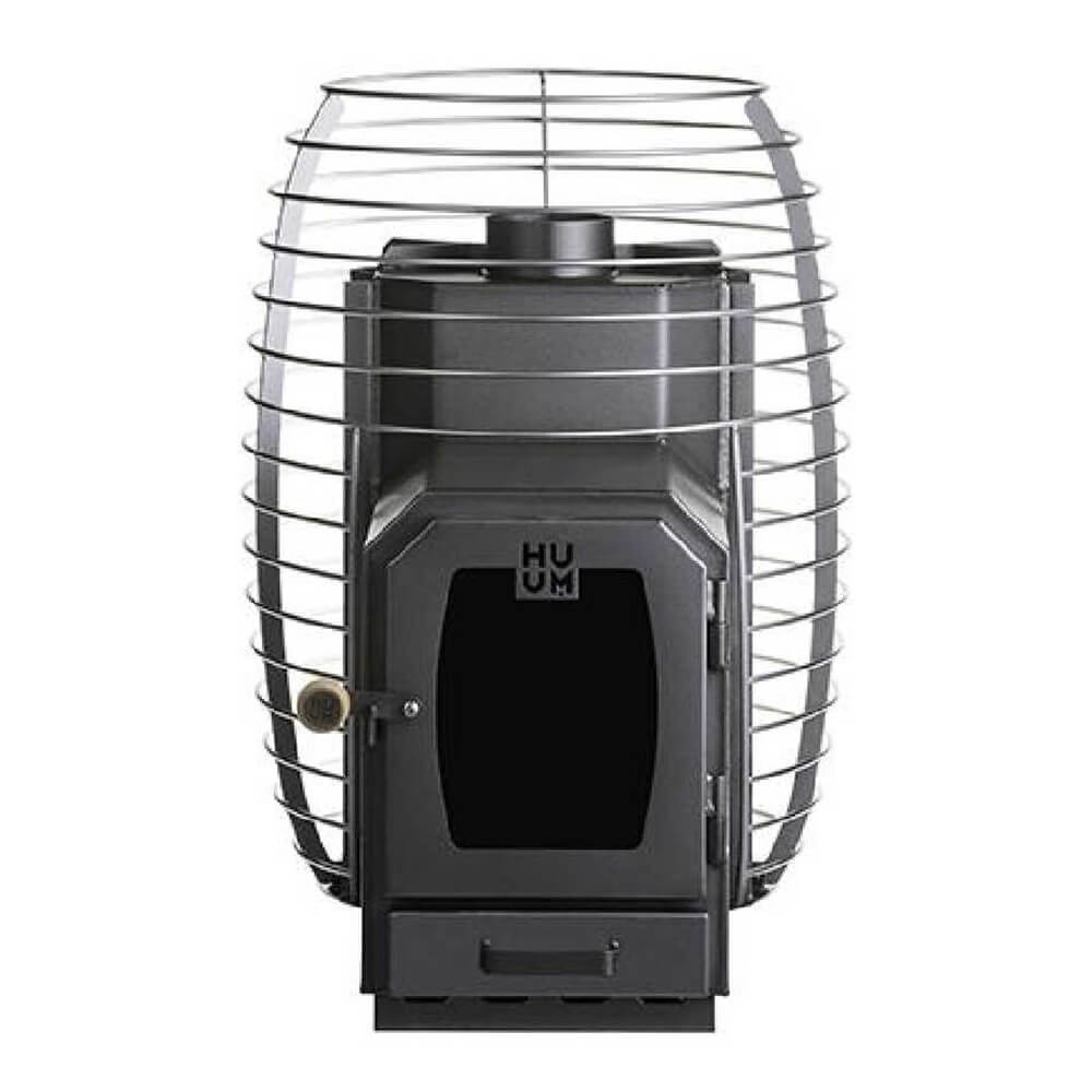 HUUM HUUM Hive Wood LS Sauna Stove 17KW With Firebox Extension & Sauna Stones - Wood-Burning Sauna Heater