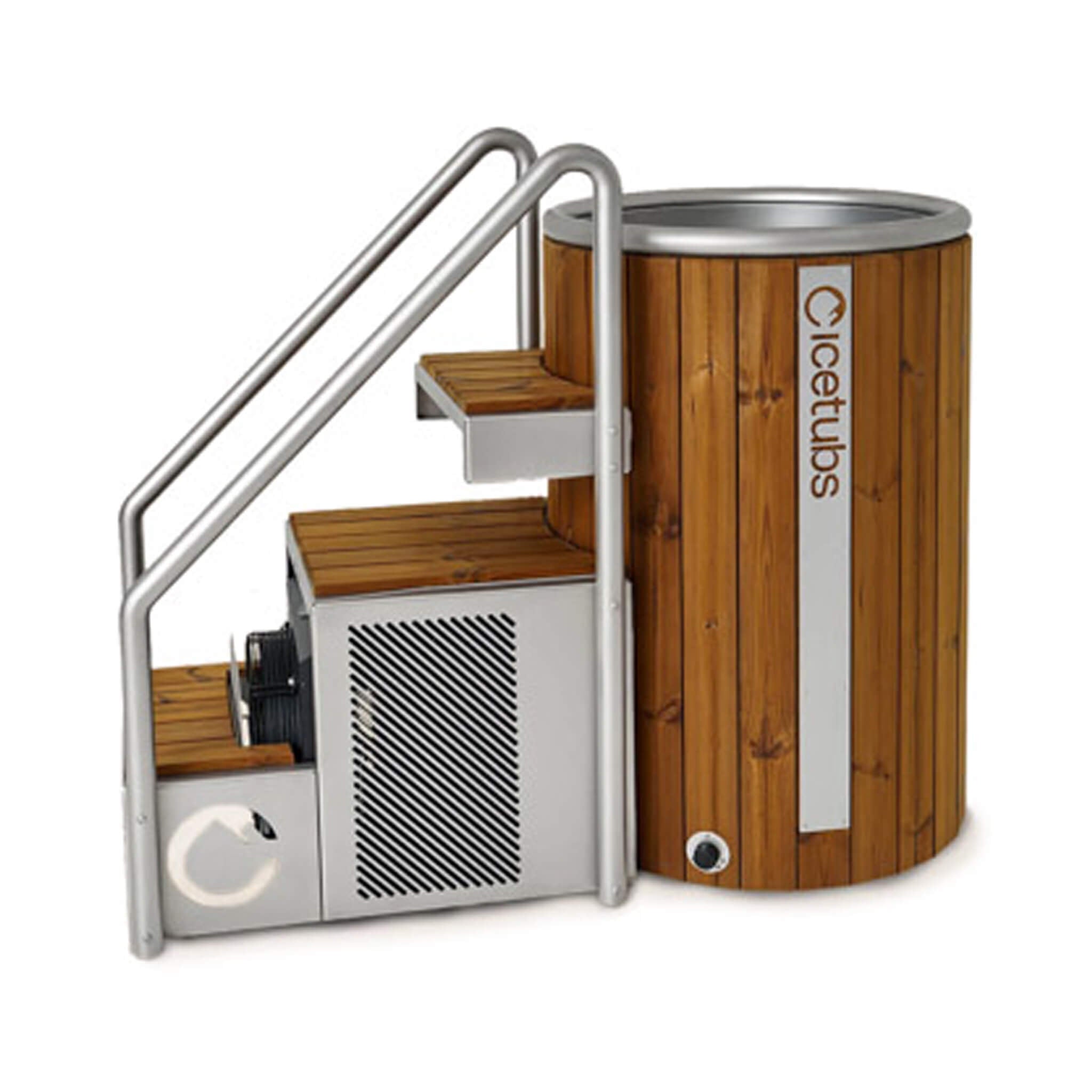 Icetubs Icetubs IceBarrel Thermowood And Fiberglass Cold Plunge Immersion Tub -