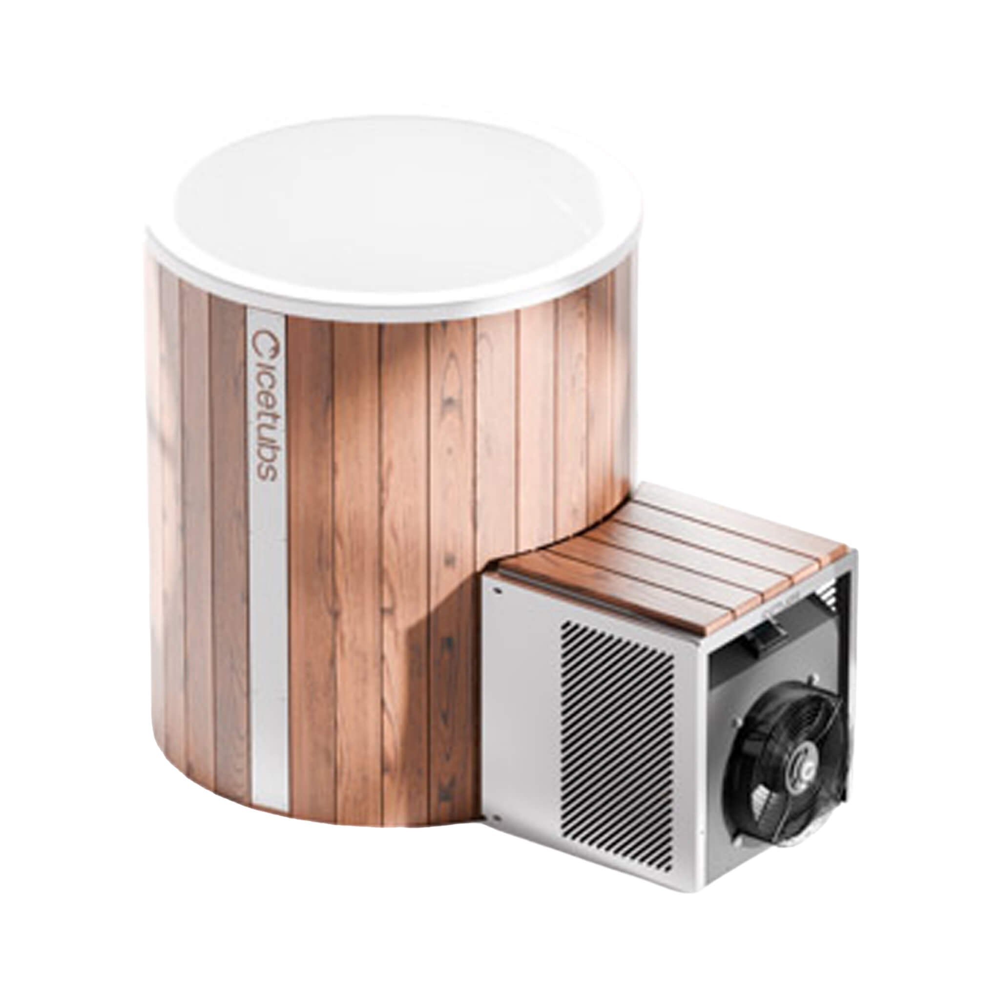 Icetubs Icetubs IceBarrel XL Thermowood And Fiberglass Cold Plunge Immersion Tub - Chillers