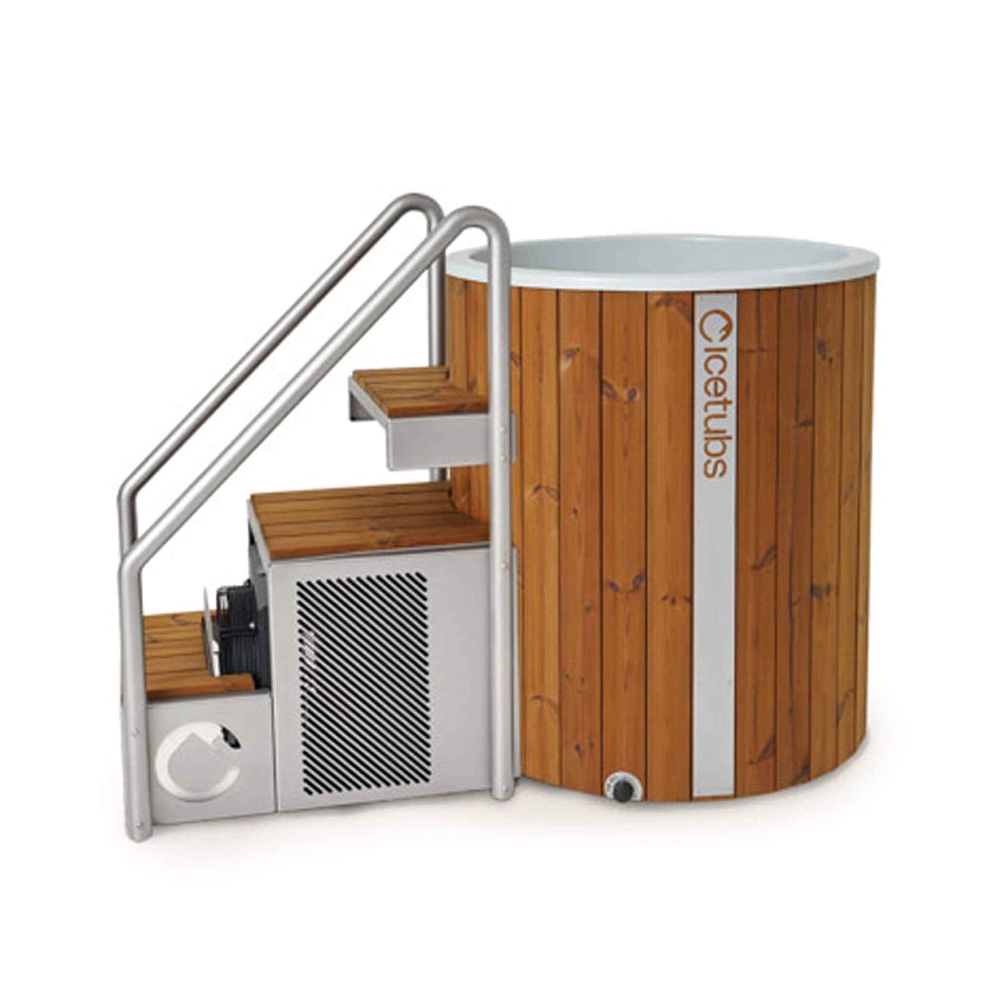 Icetubs Icetubs IceBarrel XL Thermowood And Fiberglass Cold Plunge Immersion Tub - Chillers