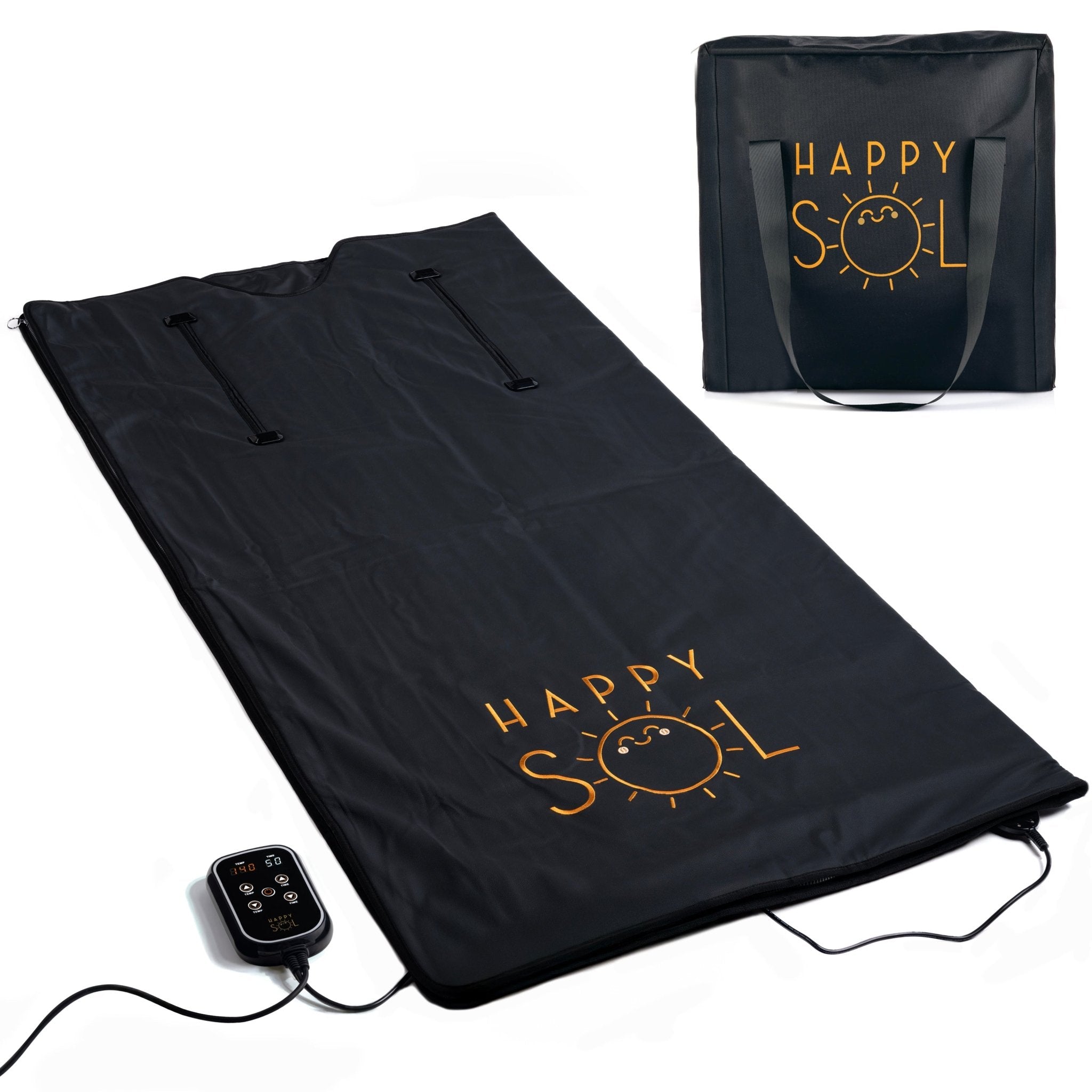 Happy Sol Wellness Infrared Sauna Blanket With Arm Holes -