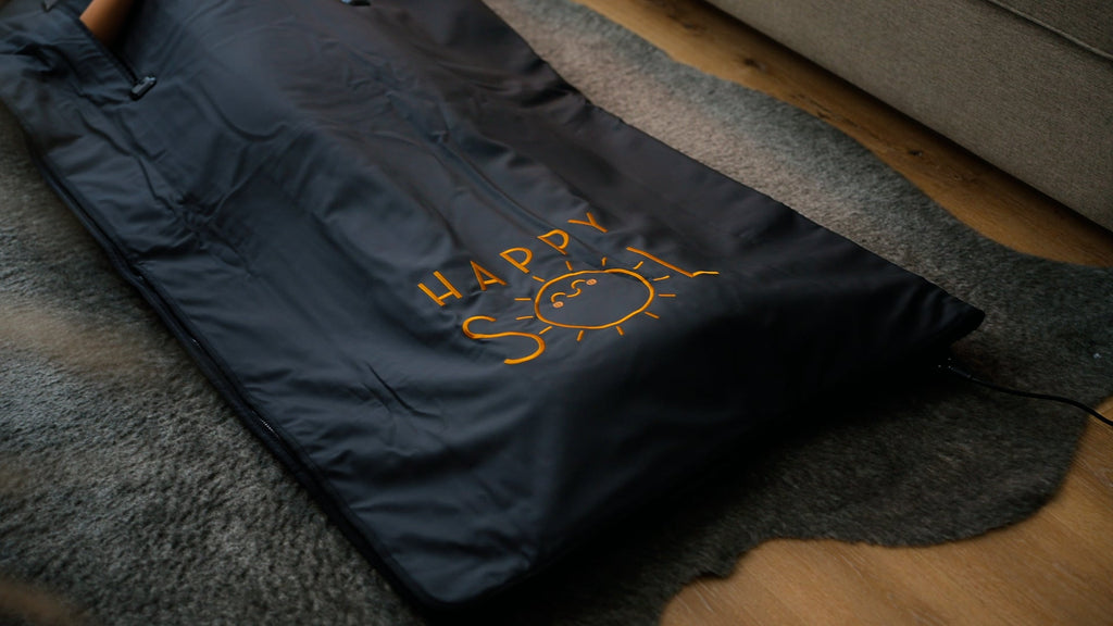 Happy Sol Wellness Infrared Sauna Blanket With Arm Holes -