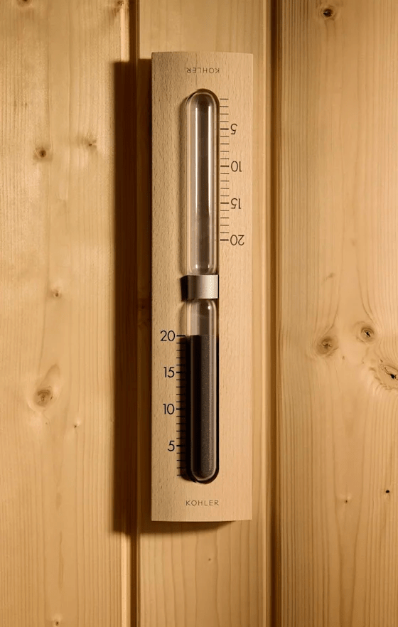 Kohler Kohler C1 Indoor Graphite Gray Freestanding Alcove Design Sauna Kit - Traditional Sauna