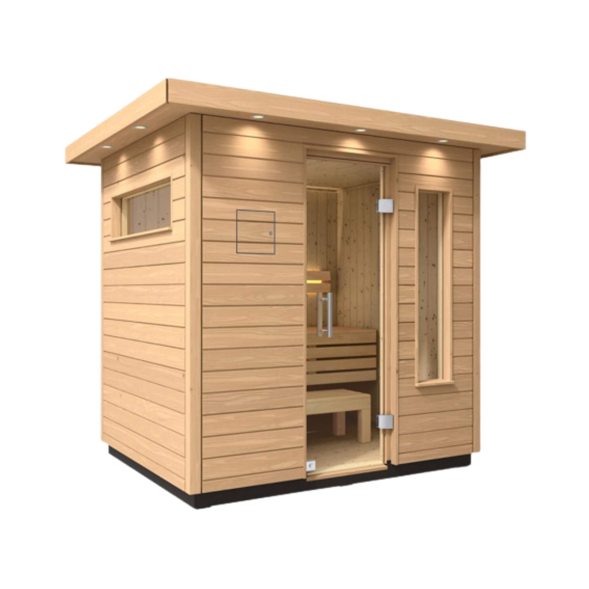 Kohler Kohler C2 Outdoor Douglas Fir Scandinavian Spruce Sauna Kit - Traditional Sauna