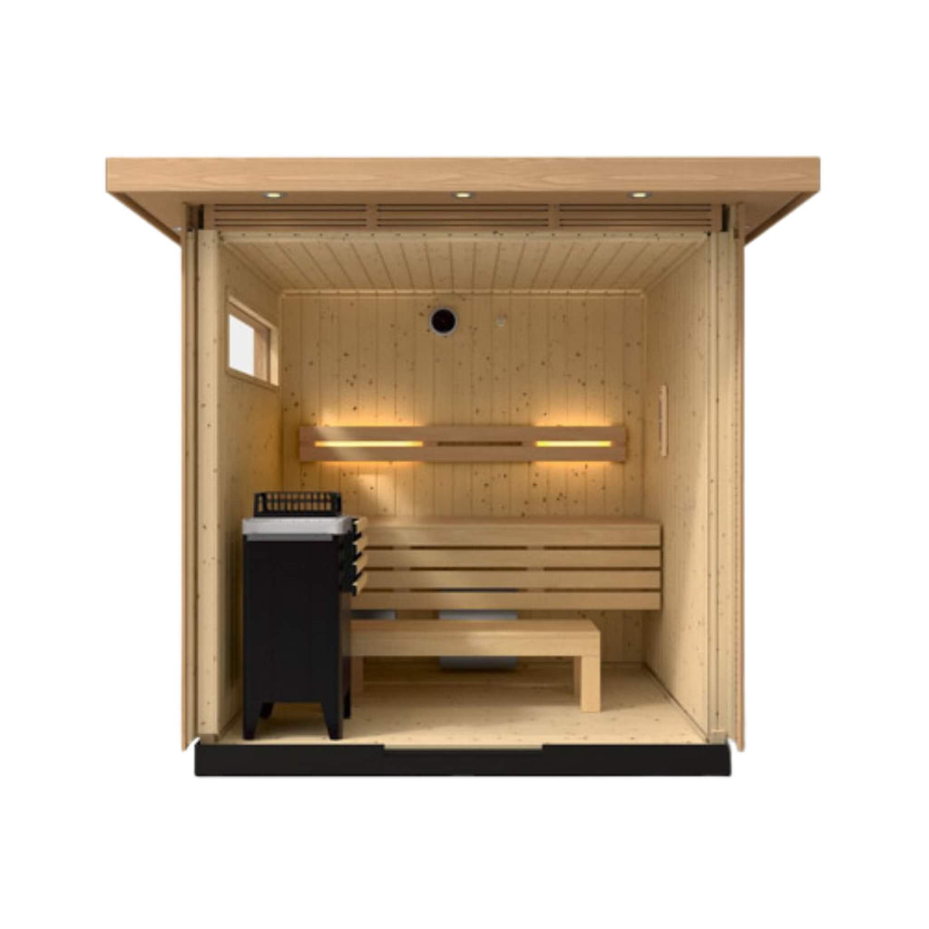 Kohler Kohler C2 Outdoor Douglas Fir Scandinavian Spruce Sauna Kit - Traditional Sauna