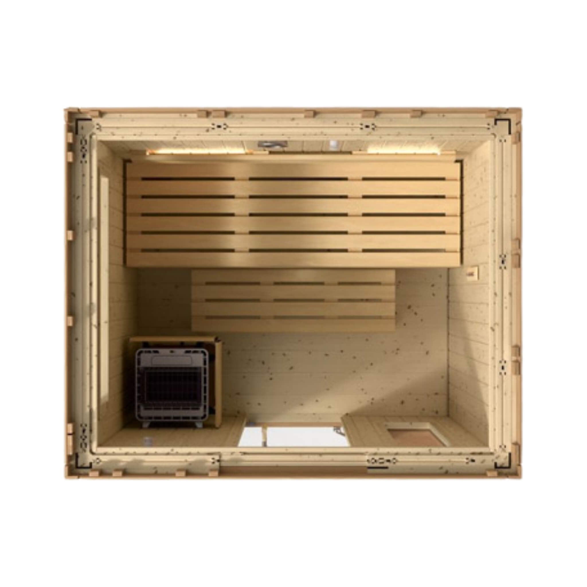 Kohler Kohler C2 Outdoor Douglas Fir Scandinavian Spruce Sauna Kit - Traditional Sauna
