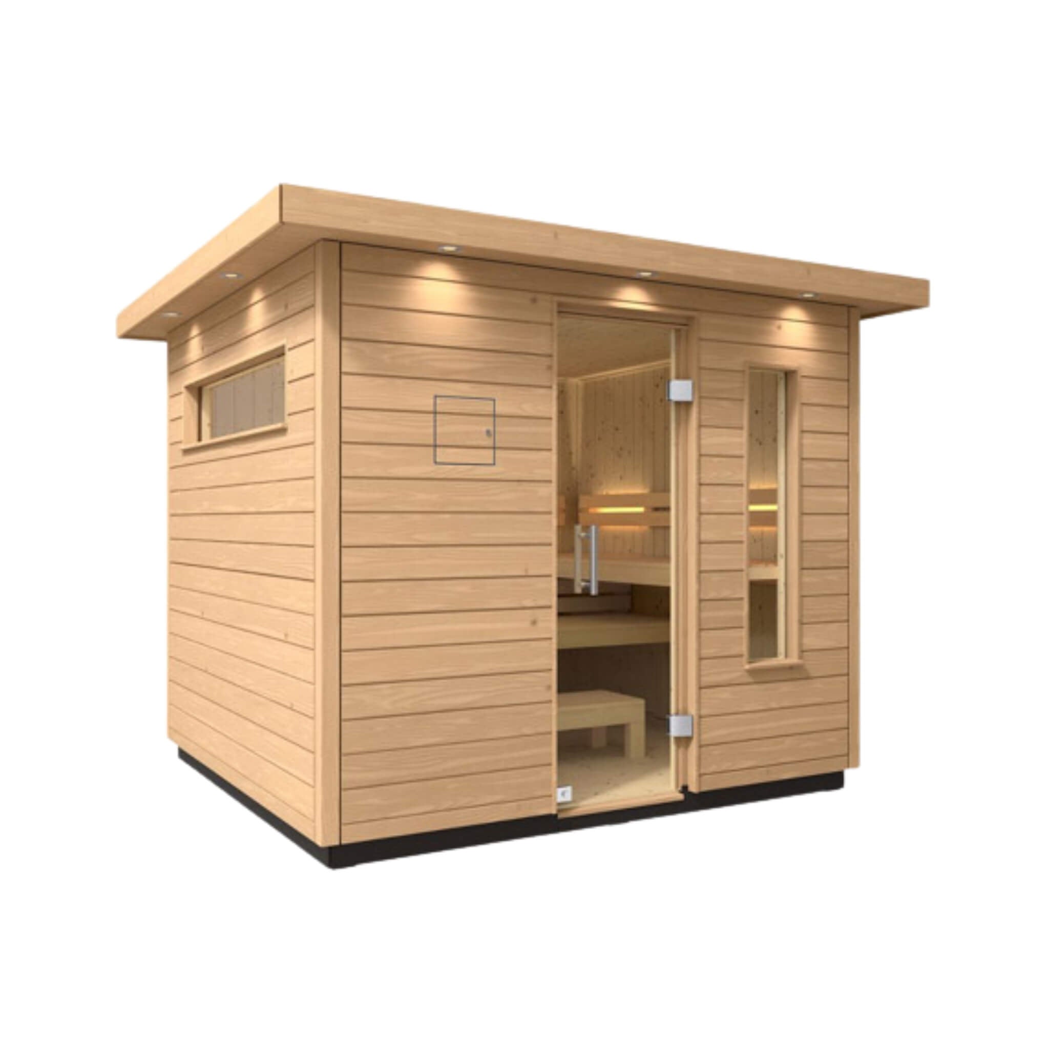 Kohler Kohler C2 Outdoor Douglas Fir Scandinavian Spruce Sauna Kit - Traditional Sauna