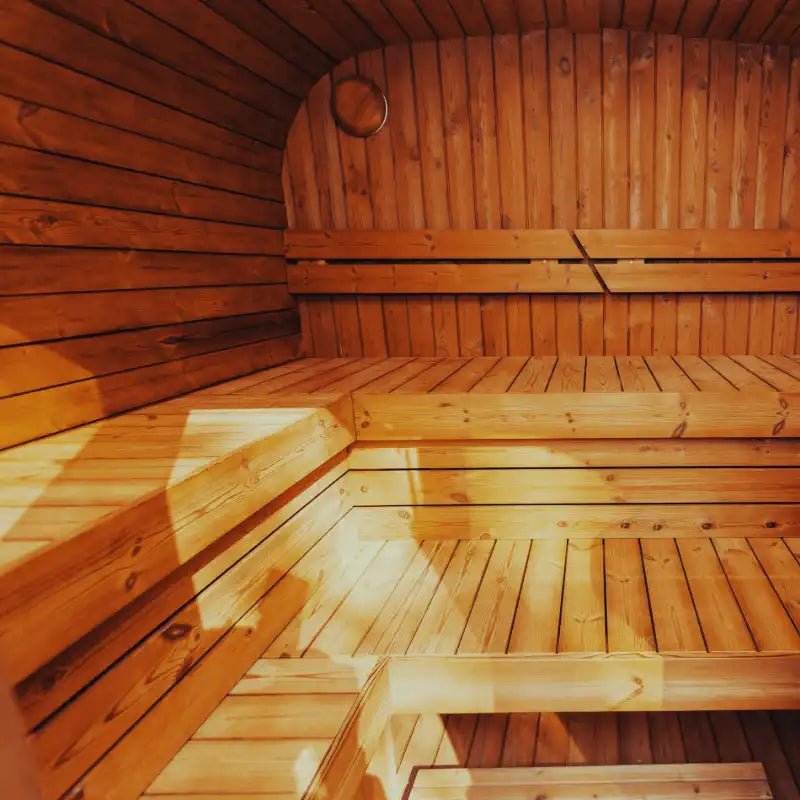 WellnessHydro Mande MW20 OutdoorThermoWood Sauna -6 Person - Traditional Sauna