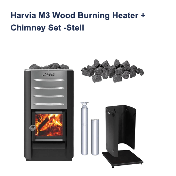 WellnessHydro Mande MW20 OutdoorThermoWood Sauna -6 Person - Traditional Sauna