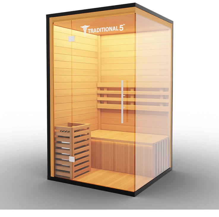 Medical Sauna 2 Person Home Steam Sauna | Traditional 5™ - Traditional Sauna