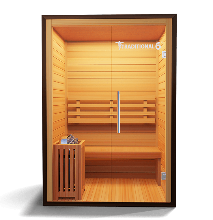 Medical Sauna 3 Person Home Steam Sauna | Traditional 6™ - Traditional Sauna