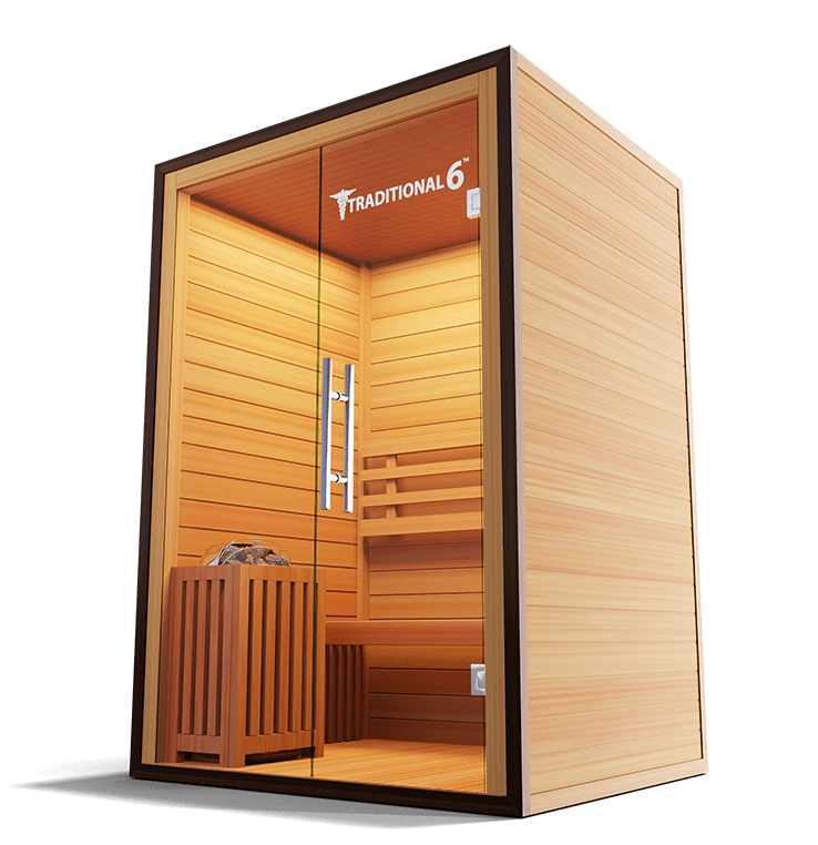 Medical Sauna 3 Person Home Steam Sauna | Traditional 6™ - Traditional Sauna