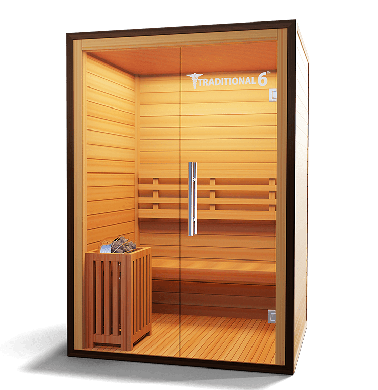 Medical Sauna 3 Person Home Steam Sauna | Traditional 6™ - Traditional Sauna
