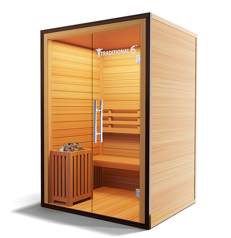 Medical Sauna 3 Person Home Steam Sauna | Traditional 6™ - Traditional Sauna