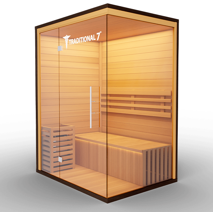 Medical Sauna 3 Person Home Steam Sauna | Traditional 7™ - Traditional Sauna