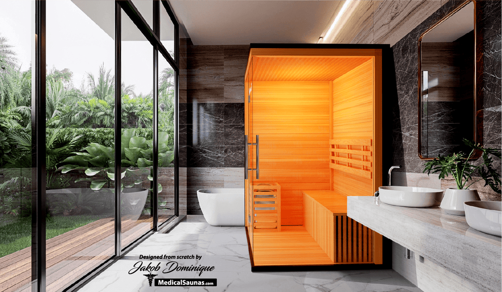 Medical Sauna 3 Person Home Steam Sauna | Traditional 7™ - Traditional Sauna