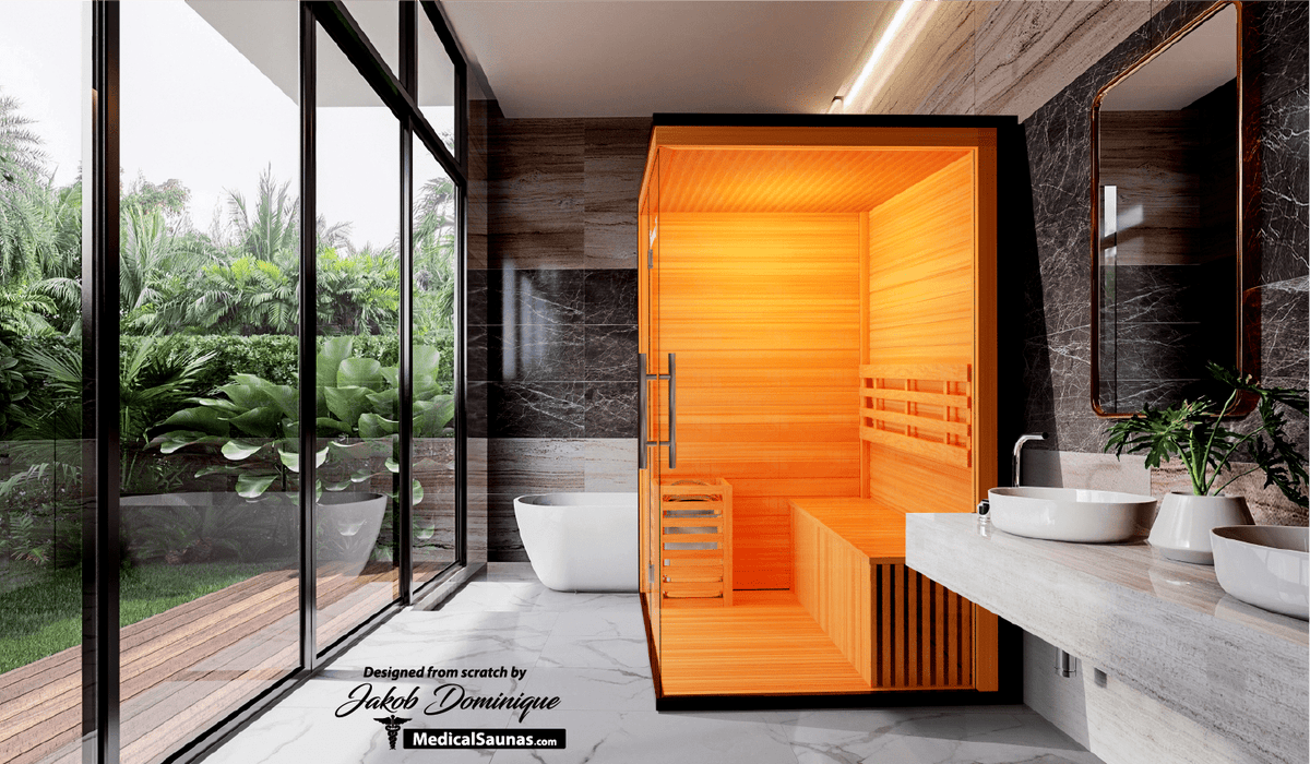 Medical Sauna 3 Person Home Steam Sauna | Traditional 7™ - Traditional Sauna