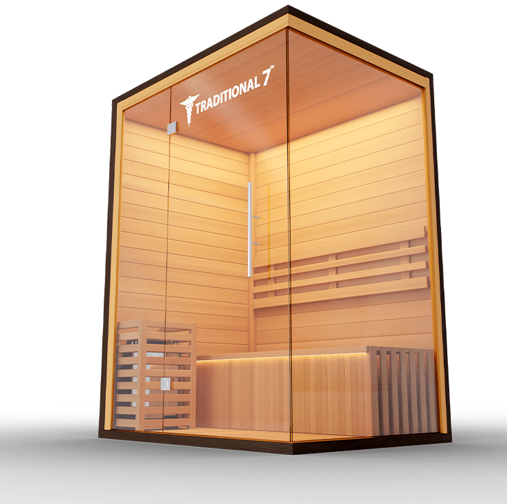 Medical Sauna 3 Person Home Steam Sauna | Traditional 7™ - Traditional Sauna