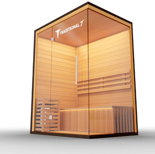 Medical Sauna 3 Person Home Steam Sauna | Traditional 7™ - Traditional Sauna