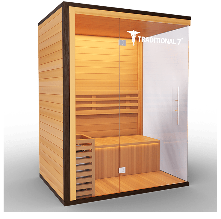 Medical Sauna 3 Person Home Steam Sauna | Traditional 7™ - Traditional Sauna