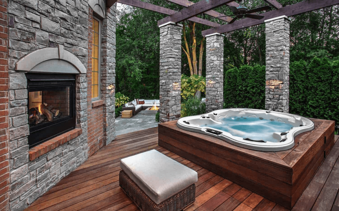 Aspen Spas Monarch Hot Tub – Spacious 5 Adults 7' Spa for Luxurious Relaxation - Hot Tubs