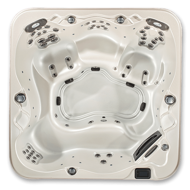 Aspen Spas Monarch Hot Tub – Spacious 5 Adults 7' Spa for Luxurious Relaxation - Hot Tubs