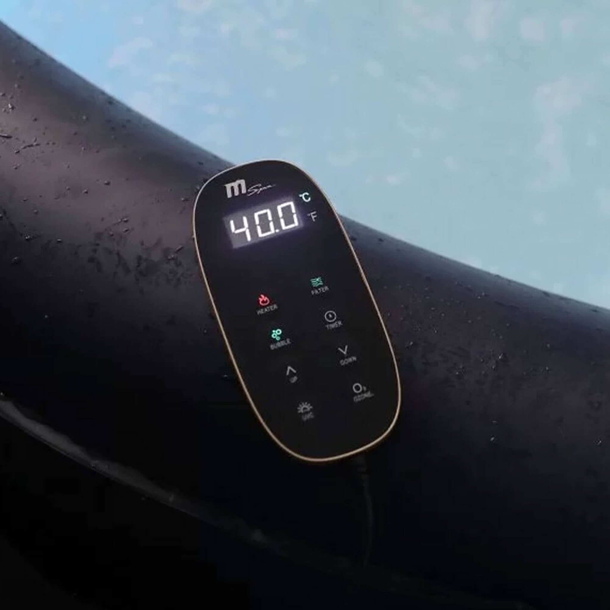 MSpa MSpa Aurora Urban Series 6-Person Inflatable Round Hot Tub With Hydro Massage - Hot Tubs