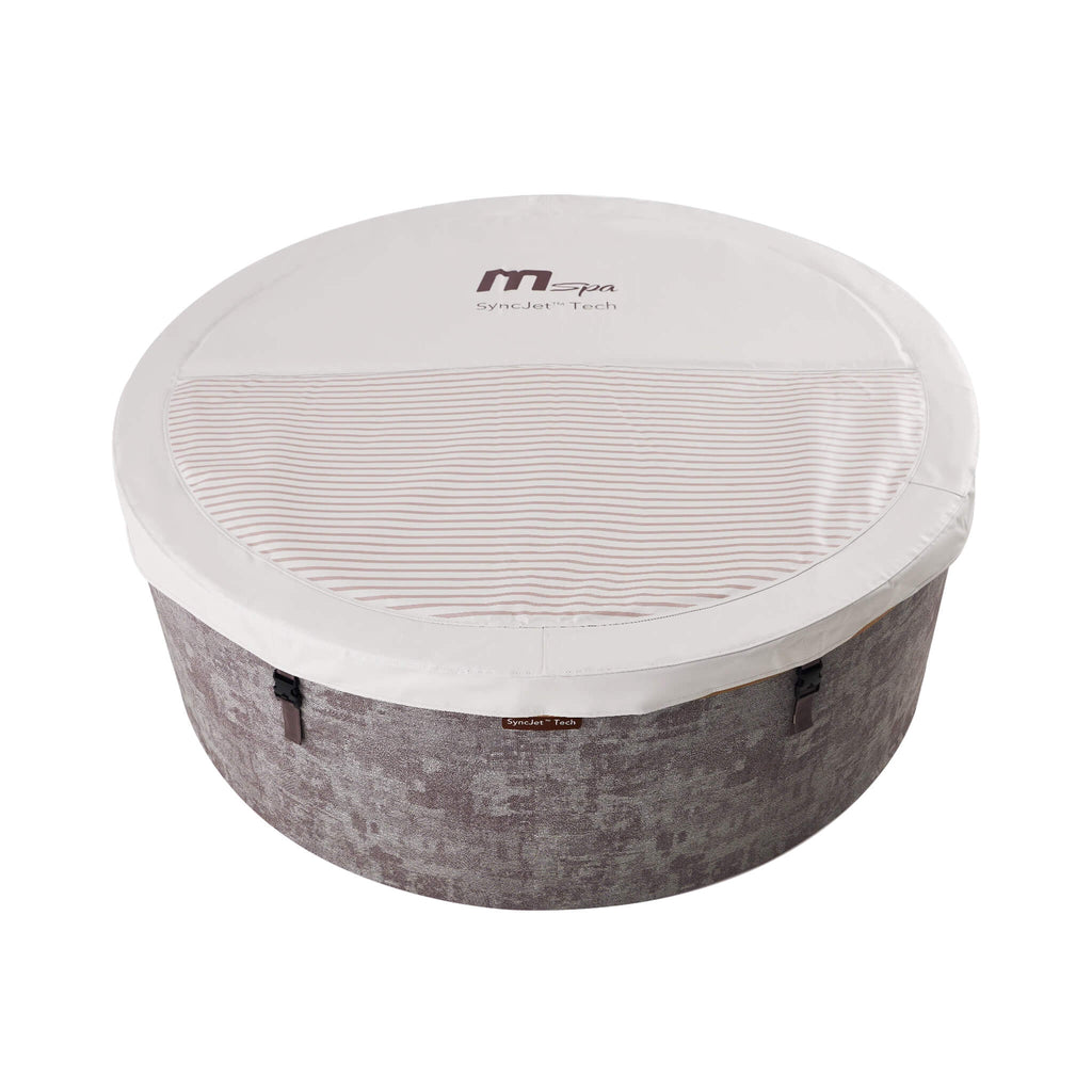 MSpa MSpa Cocoon Verto Series 6-Person Inflatable Round Hot Tub With Hydro Massage [F-CO066WE] (SAK50928) - Hot Tubs
