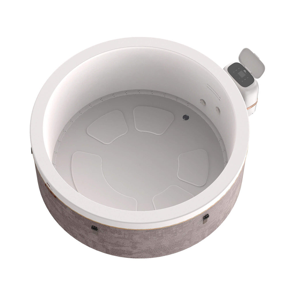 MSpa MSpa Cocoon Verto Series 6-Person Inflatable Round Hot Tub With Hydro Massage [F-CO066WE] (SAK50928) - Hot Tubs