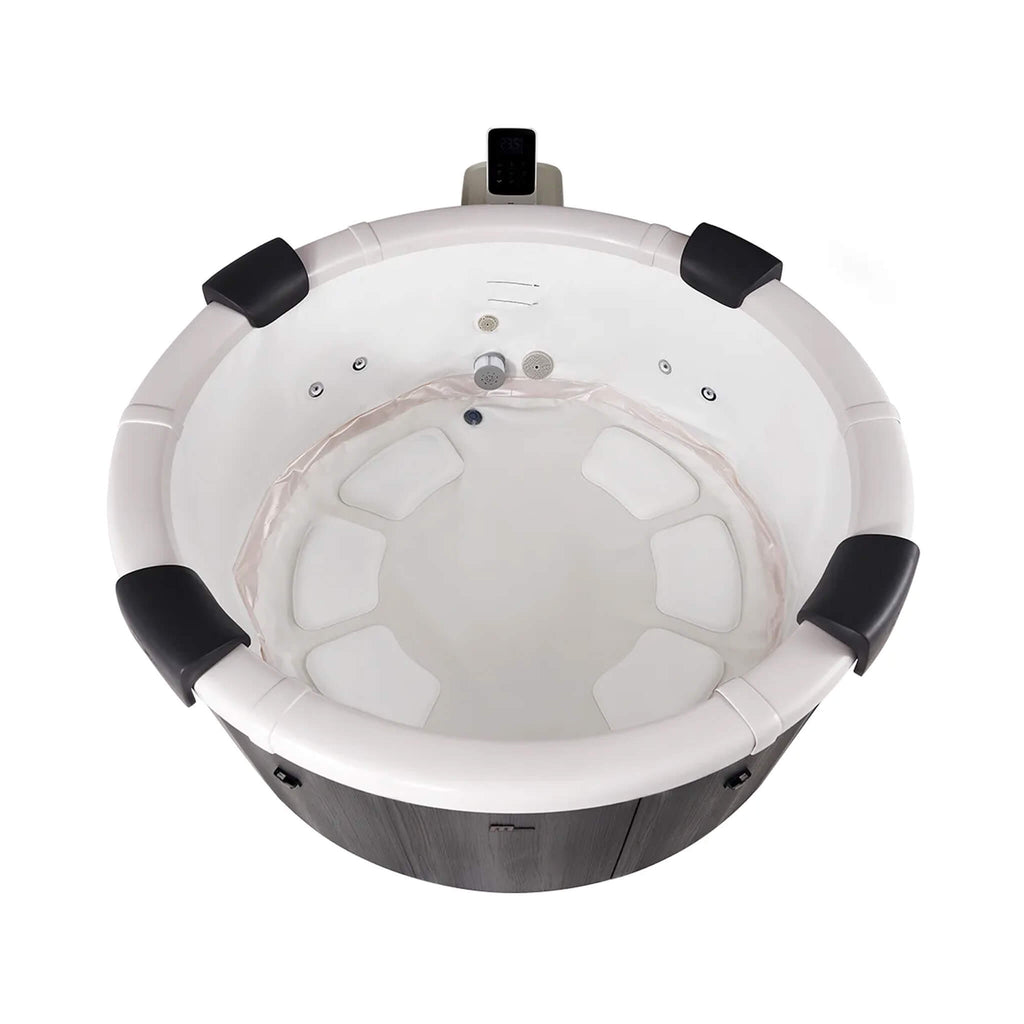 MSpa MSpa Denver Frame Series 6-Person Inflatable Round Hot Tub With Hydro Massage - Hot Tubs