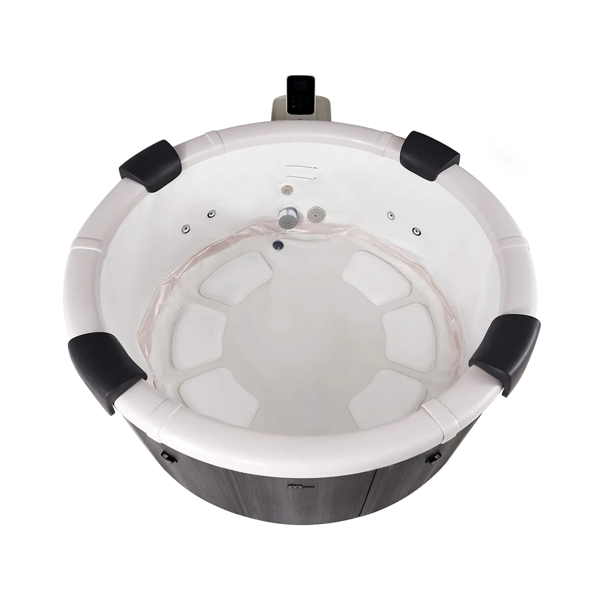 MSpa MSpa Denver Frame Series 6-Person Inflatable Round Hot Tub With Hydro Massage - Hot Tubs