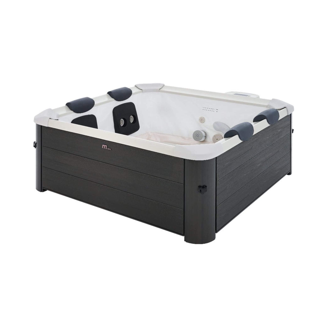 MSpa MSpa Oslo Supreme 6-Person 120 Jets Square Spa W/ LED Lights & Integrated App Control - Hot Tubs