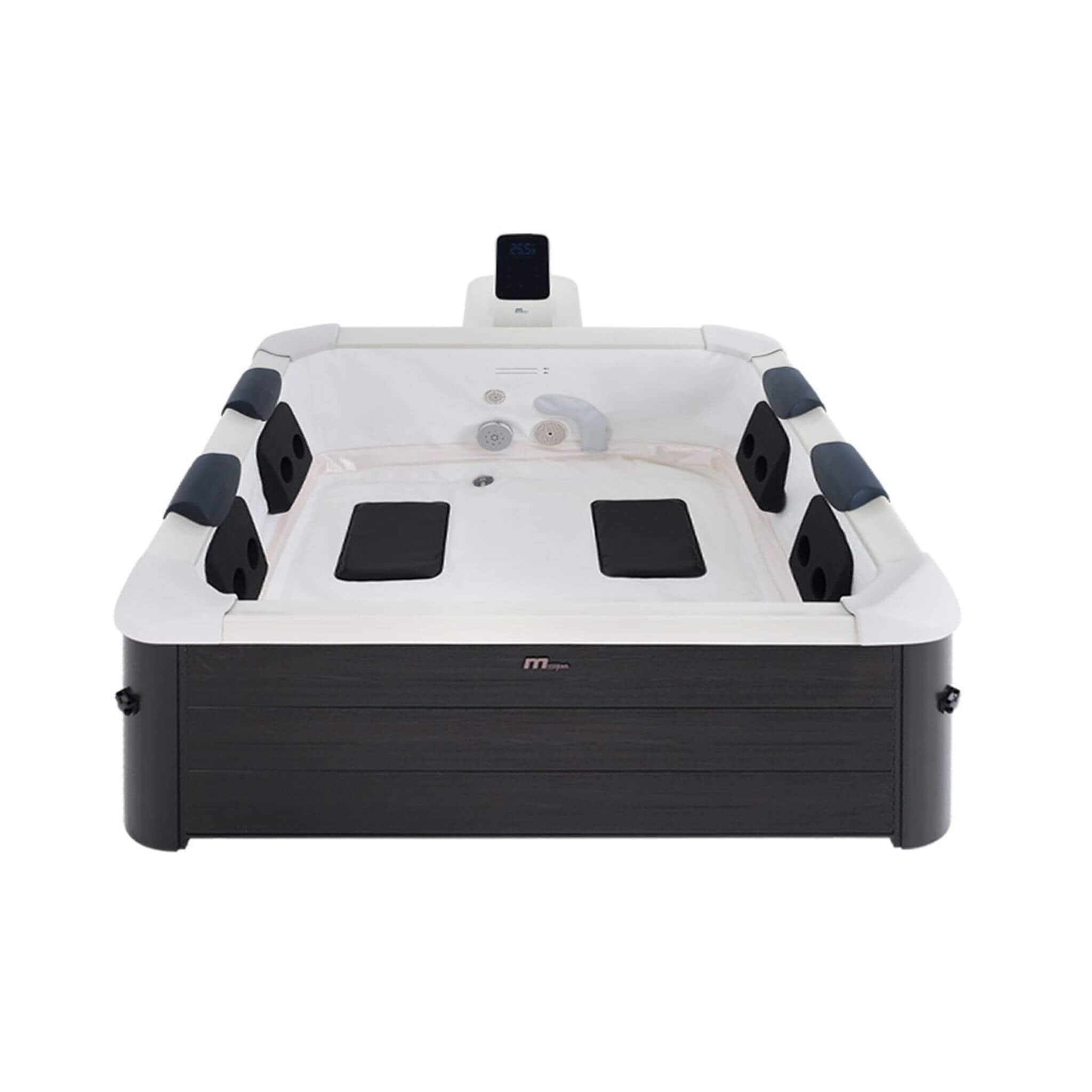 MSpa MSpa Oslo Supreme 6-Person 120 Jets Square Spa W/ LED Lights & Integrated App Control - Hot Tubs