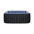 MSpa MSpa Tekapo Comfort Series 6-Person Inflatable Square Bubble Spa Hot Tub With 132 Bubble Jets - Hot Tubs