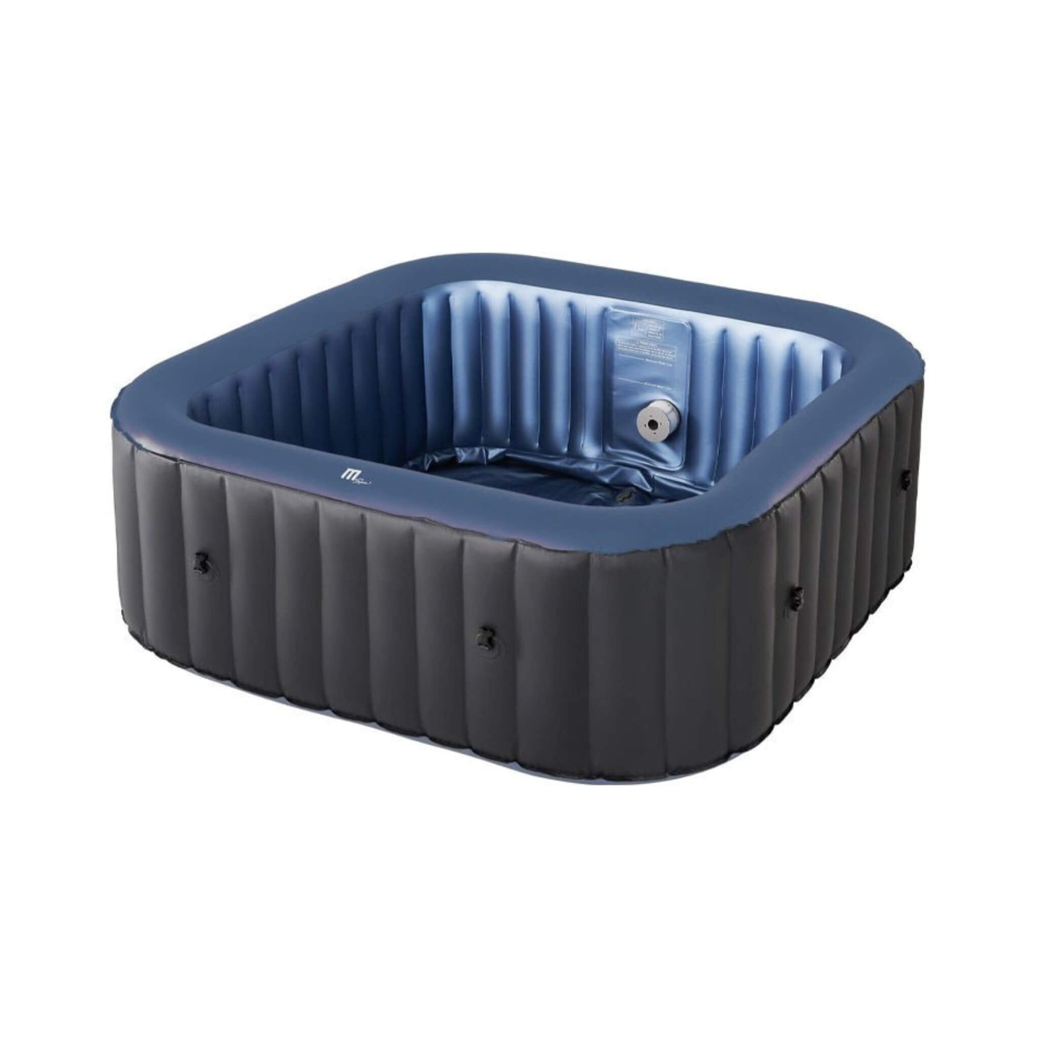 MSpa MSpa Tekapo Comfort Series 6-Person Inflatable Square Bubble Spa Hot Tub With 132 Bubble Jets - Hot Tubs