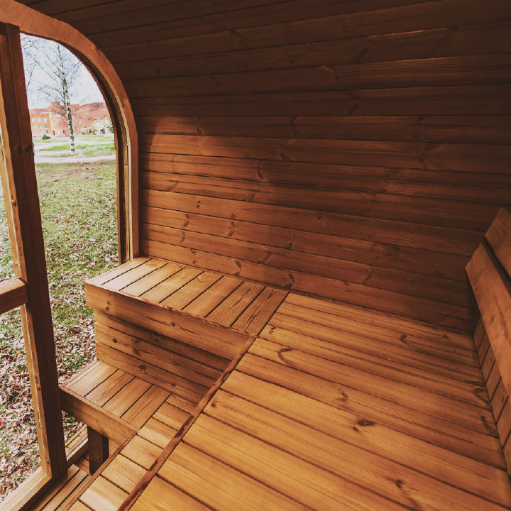 Mande MW16 ThermoWood Outdoor Sauna - Premium Outdoor Relaxation Experience