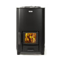 NARVI Narvi NC Black Wood-Burning Sauna Heater - Wood-Burning Sauna Heater