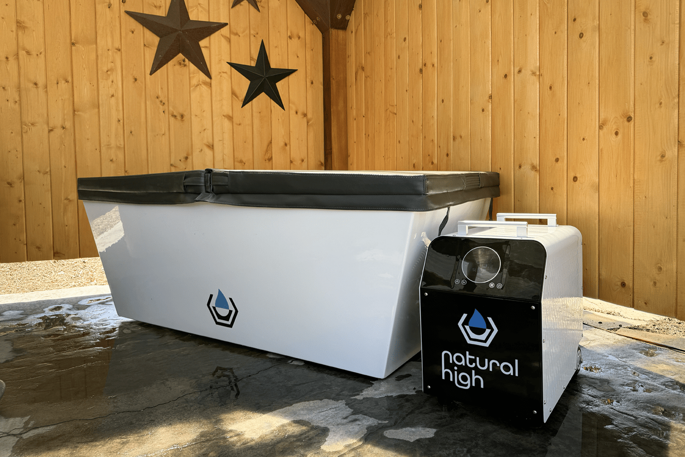 Natural Hight Natural High™ Premier Experience Acrylic Tub & Chiller - Cold Plunge
