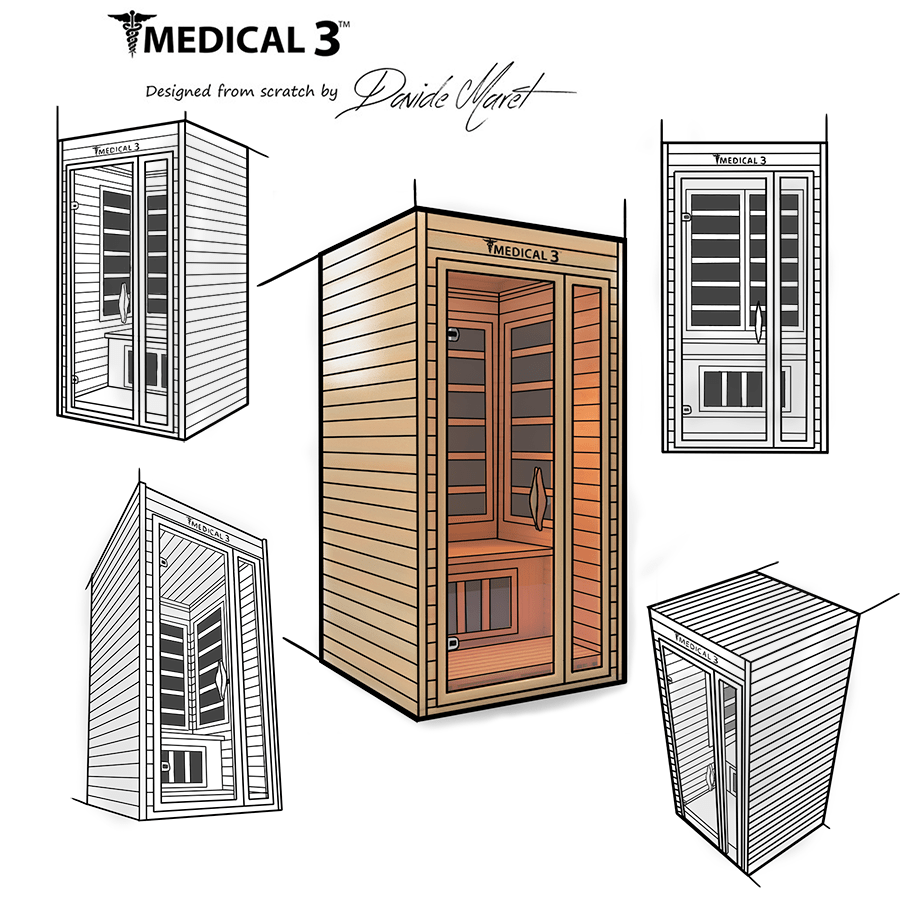 Medical Sauna Personal Indoor Infrared Full Spectrum Sauna | Medical 3™ - Infrared Sauna