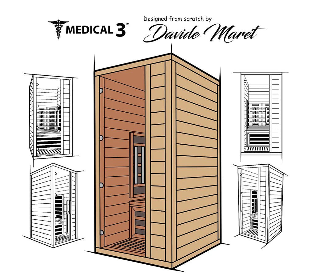 Medical Sauna Personal Indoor Infrared Full Spectrum Sauna | Medical 3™ - Infrared Sauna