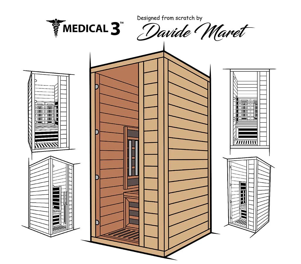 Medical Sauna Personal Indoor Infrared Full Spectrum Sauna | Medical 3™ - Infrared Sauna