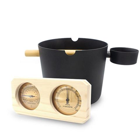 SaunaLife SaunaLife Bucket, Ladle & Thermometer Sauna Accessory Package - Sauna Accessories