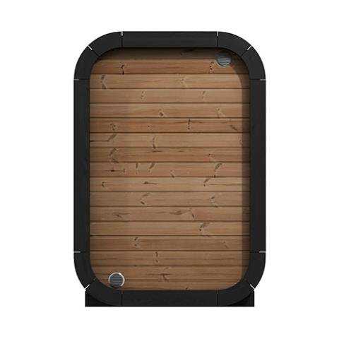 SaunaLife SaunaLife Cube-Series Model CL3G 2-Person Sauna with Glass Front - Traditional Sauna