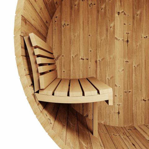 SaunaLife SaunaLife Ergo-Series Model E6 3 Person Sauna Barrel - Traditional Sauna
