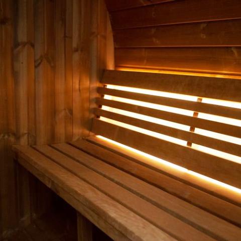 SaunaLife SaunaLife Ergo-Series Model E7 4 Person Sauna Barrel - Traditional Sauna